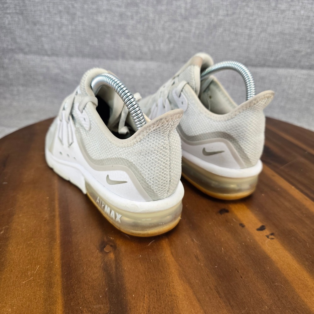 Nike Air Max Sequent 3 Womens White Pure‎ Platinum Running Shoes 908993-101 7 - Picture 12 of 14